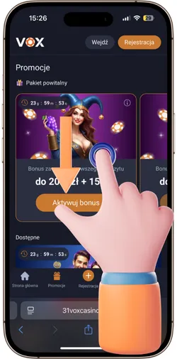 Lokalizacja sekcji z kodem promocyjnym